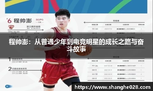 程帅澎：从普通少年到电竞明星的成长之路与奋斗故事